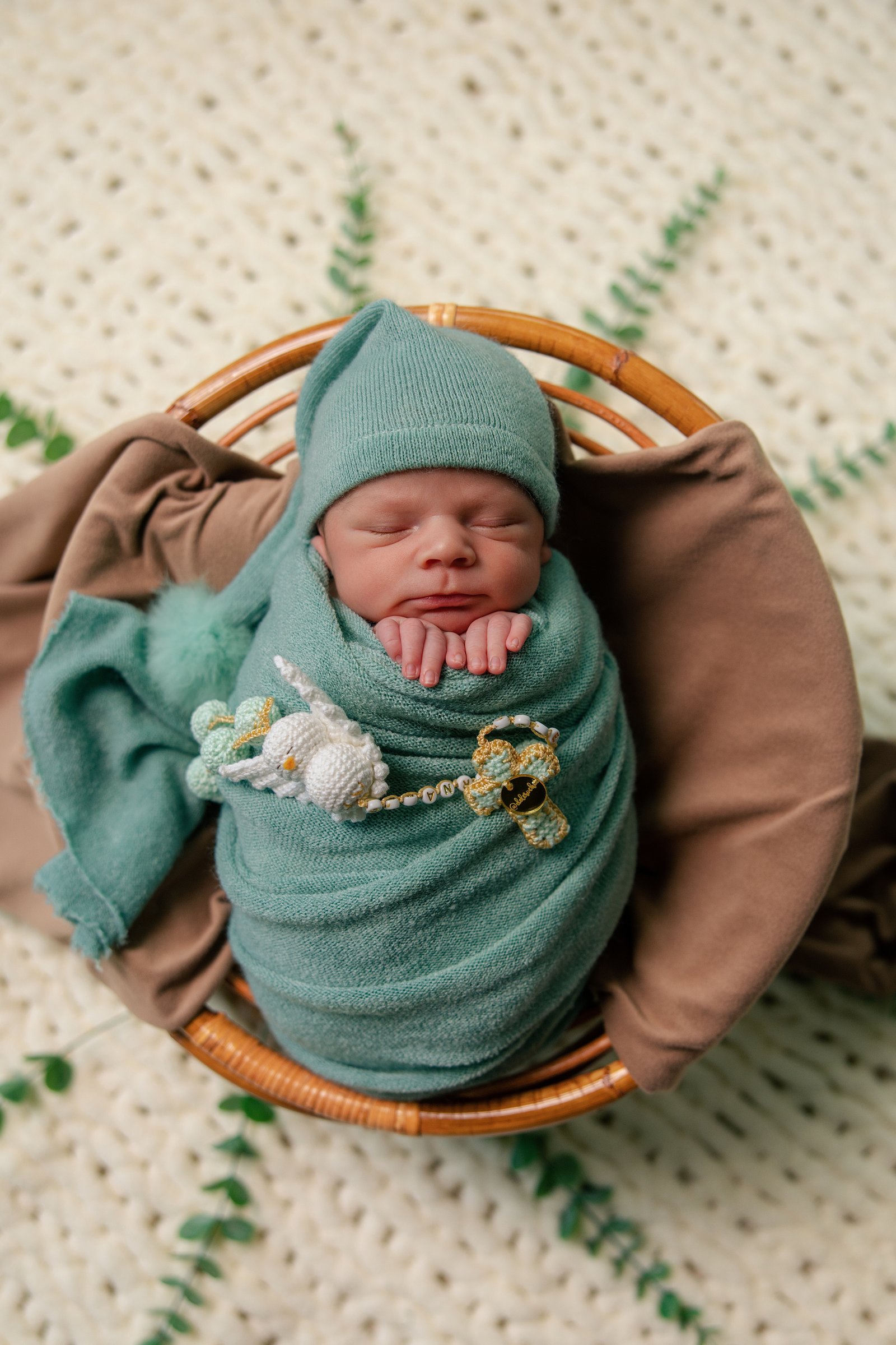 Newborn session for Jose Bernardo, photographed by Studio FB USA
