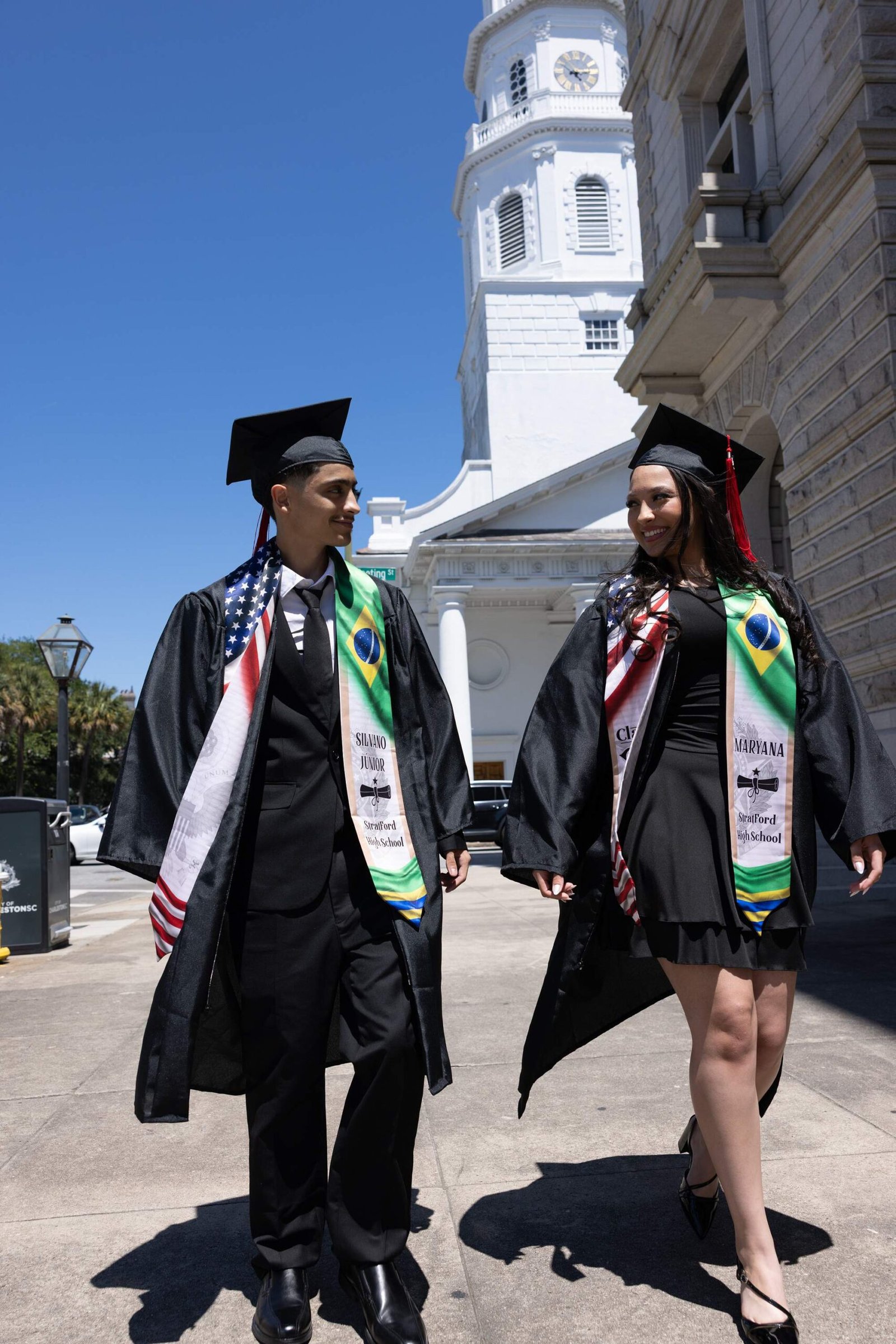 Graduation session for Mariana and Junior, photographed by Studio FB USA