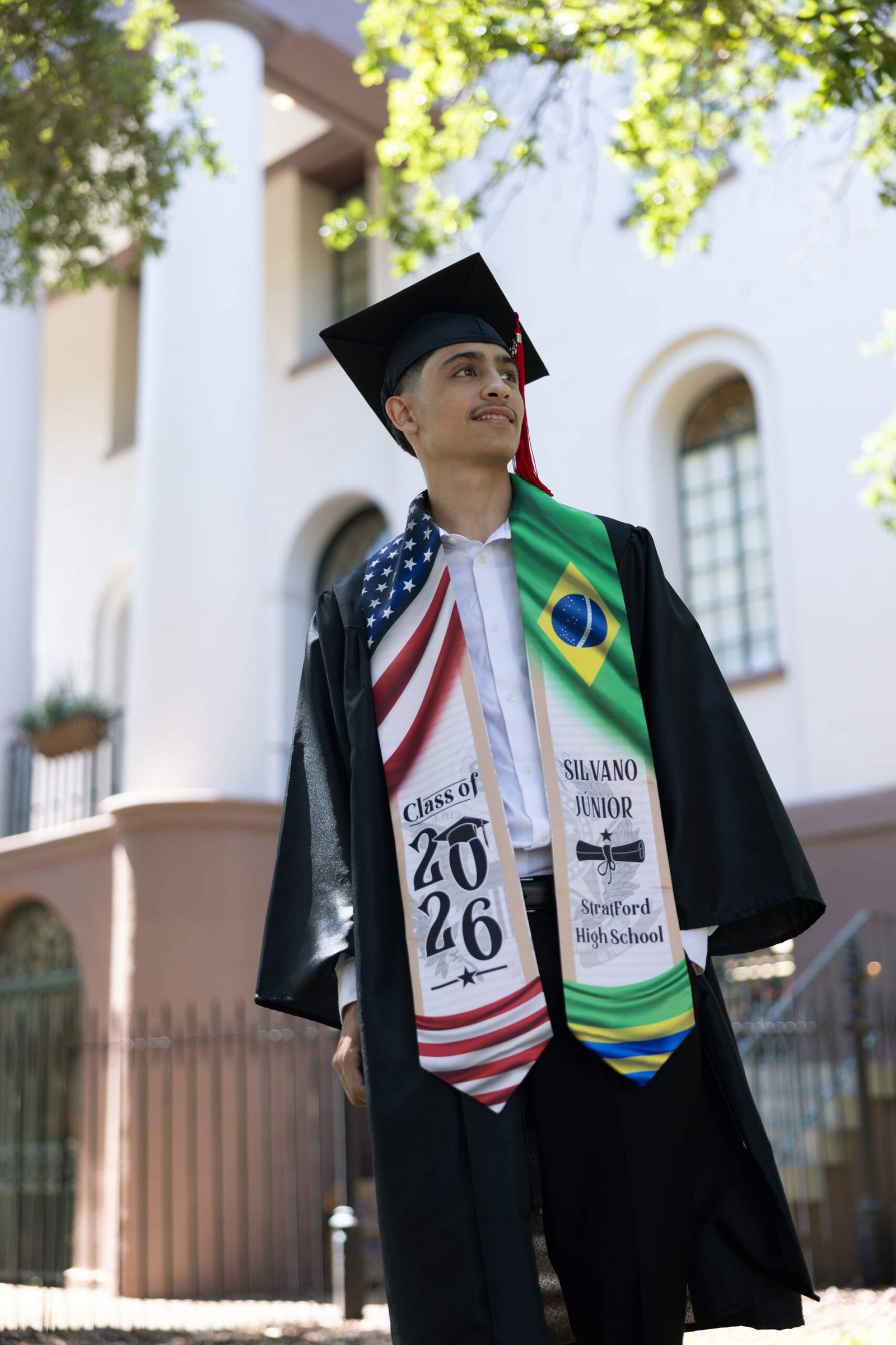 Graduation session for Mariana and Junior, photographed by Studio FB USA
