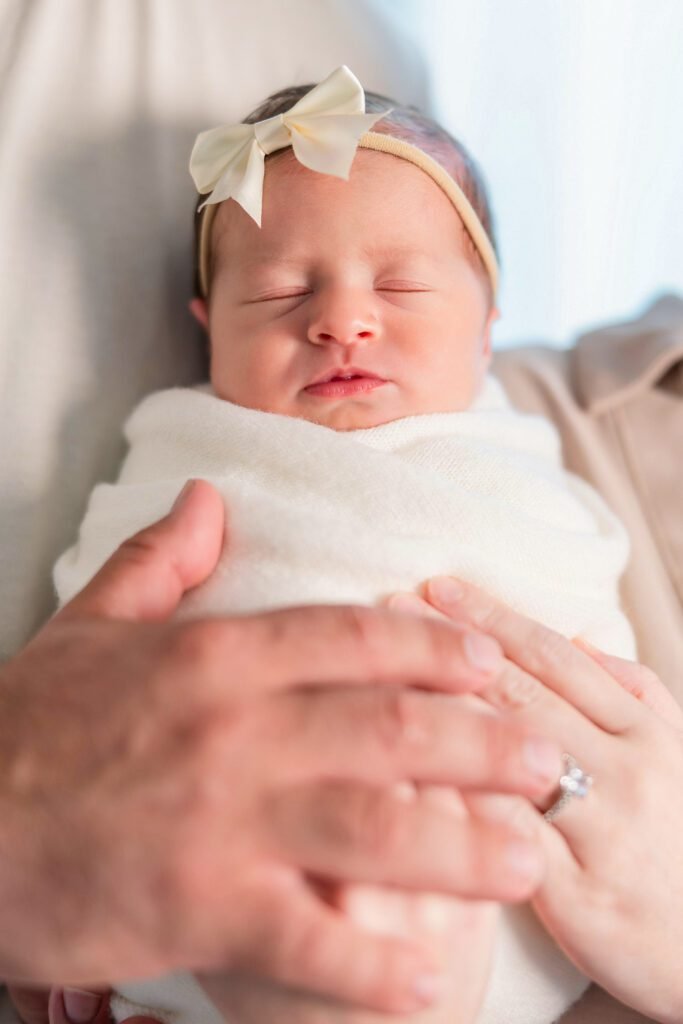 Newborn session for Rafaela, photographed by Studio FB USA