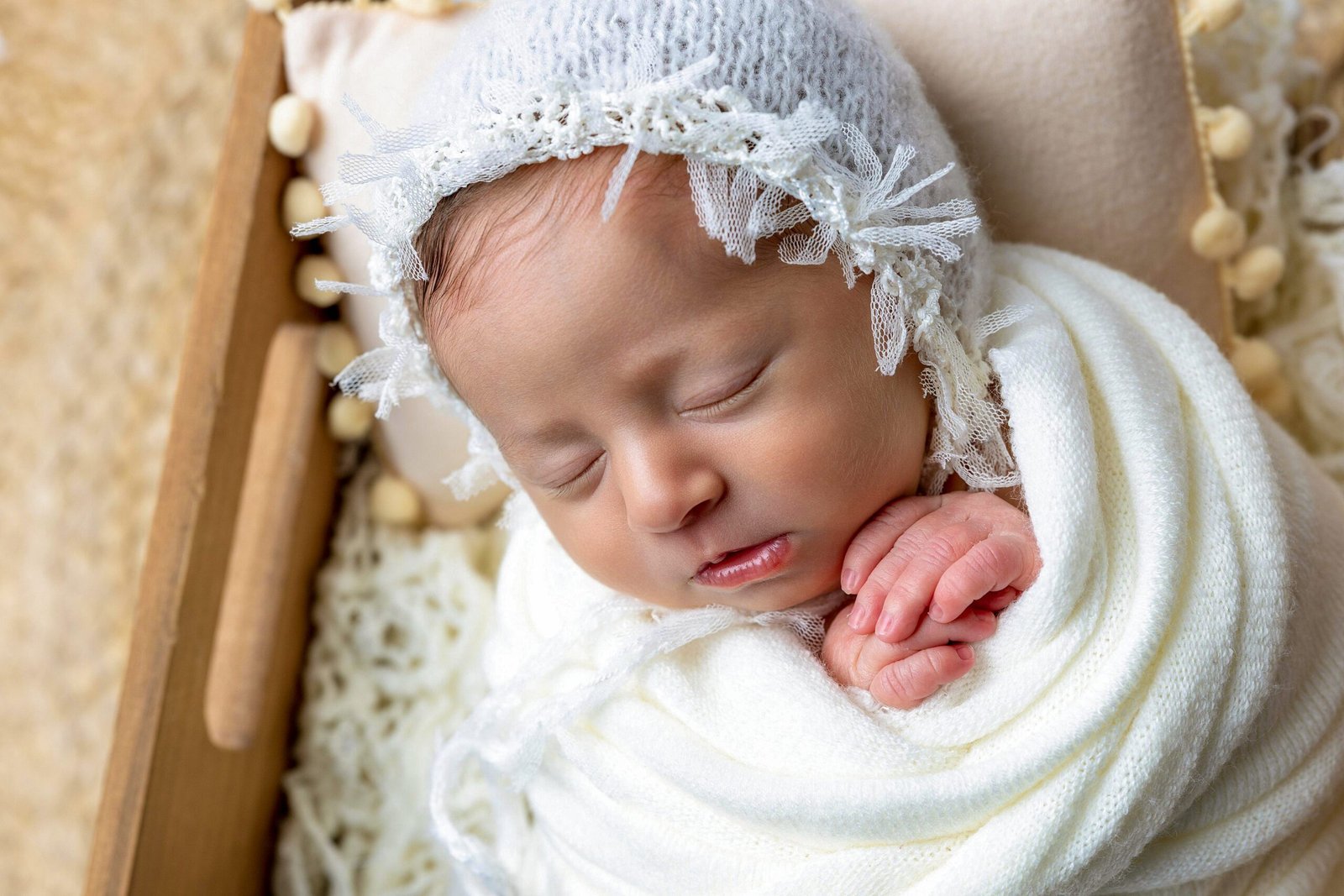 Newborn session photographed by Studio FB USA